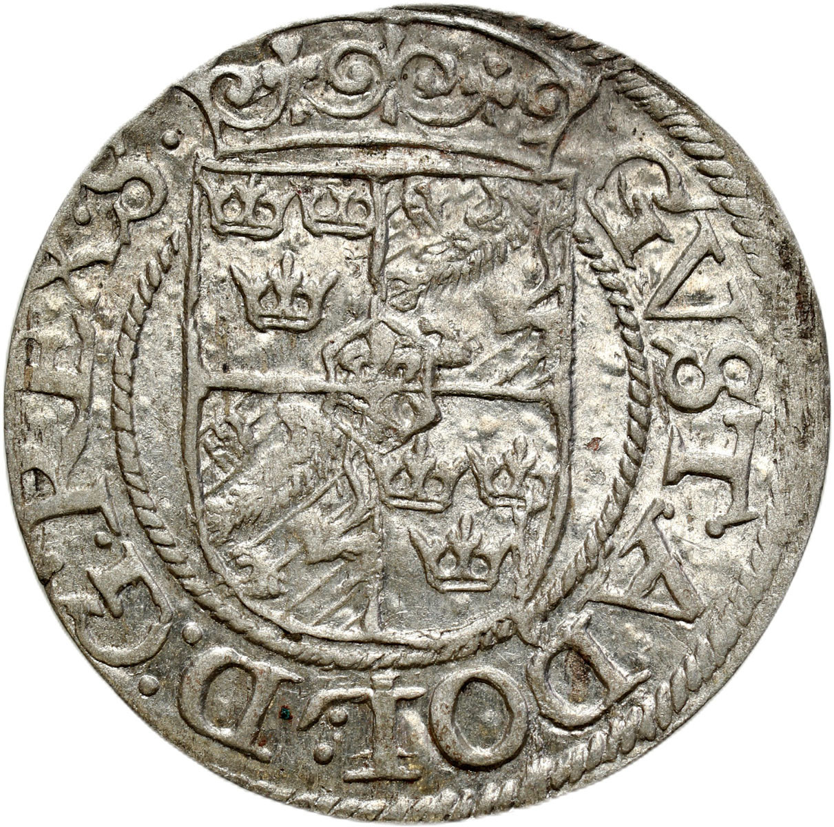 Ryga - miasto. Gustaw II Adolf (1621–1632). Półtorak (1/24 talara) 1624, Ryga – PIĘKNY